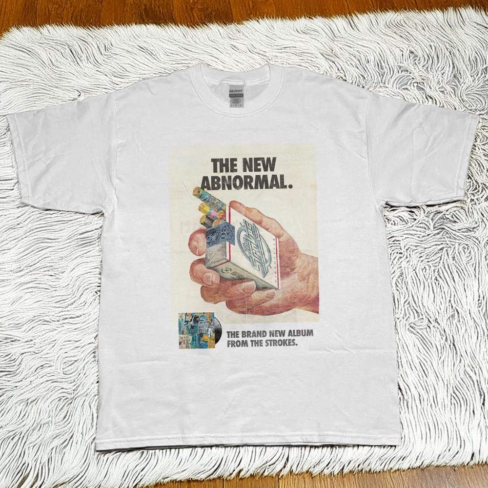 The Strokes The New Abnormal Album TShirt White Cotton Tshirt L