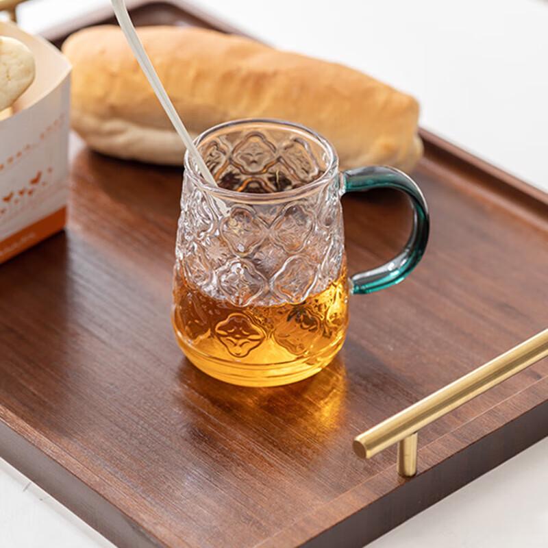 Pabei New Chinese Style Bamboo Tea Tray with Handle