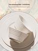 2026 Pure White Embossed Tableware: High-Value Niche Dinner Plate for Home Use