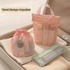 Portable Mesh Makeup Bag Gauze Toiletry Bag Portable Travel Storage Bag  Business