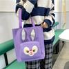 5 pezzi/set Zaini Coniglietto Carini Per Donne Nuovo Design Zaini Scolastici Ragazze Donne Zaino 3 Colori Borsa Scolastica