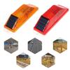 2pcs Solar Powered Car Side Marker Light Double Side Car Emergency Light Warning LED Lamp  Emergency
