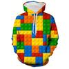 3D Adult Hoodie With Novel Color Digital Print Kangaroo Pocket For Daily wear. Hoodie With Soft Texture