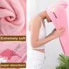 Hair Drying Towel Microfiber Hair Towel Wrap with Buttons Super Absorbent Twist Turban Shower Gift for Kids and Women