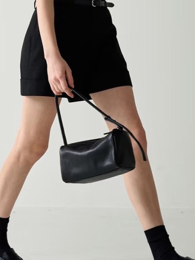 Barrel Shaped Suede Frosted Cowhide Underarm Bag For Women Luxury Designer Handbag Purse 2026 New In Fashion Shoulder Crossbody
