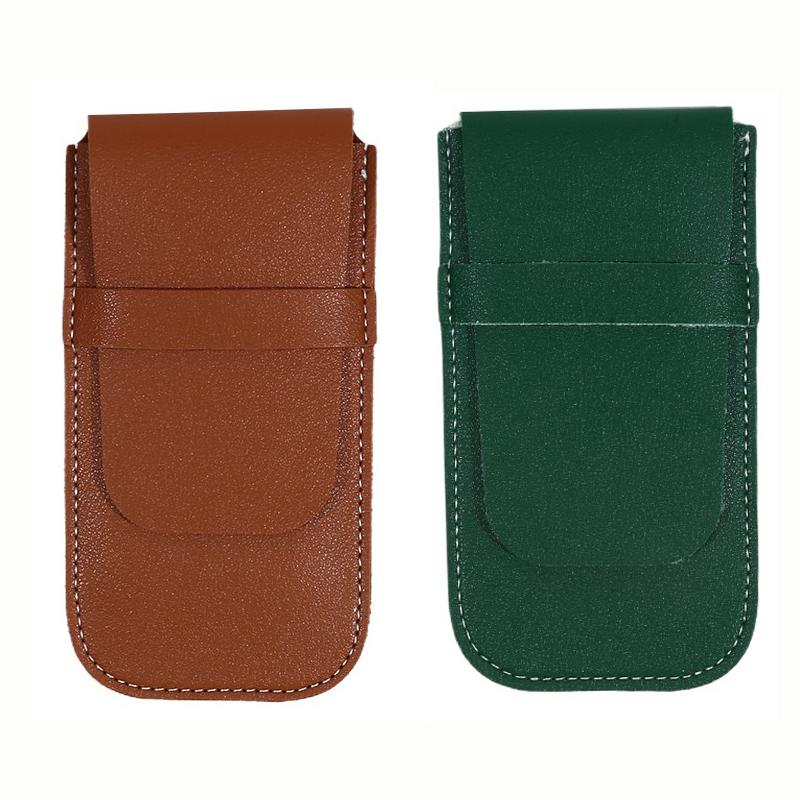 1/2Pcs PU Watch Organizer Bag Dust Watch Bag Simple Flip Cover Thickened Leather Anti-scratch Watch Placement Bag NEW