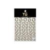 Halloween Gold Foil Nail Art Stickers 3D Vintage Spider Web Decals Self-Adhesive Decorations Party