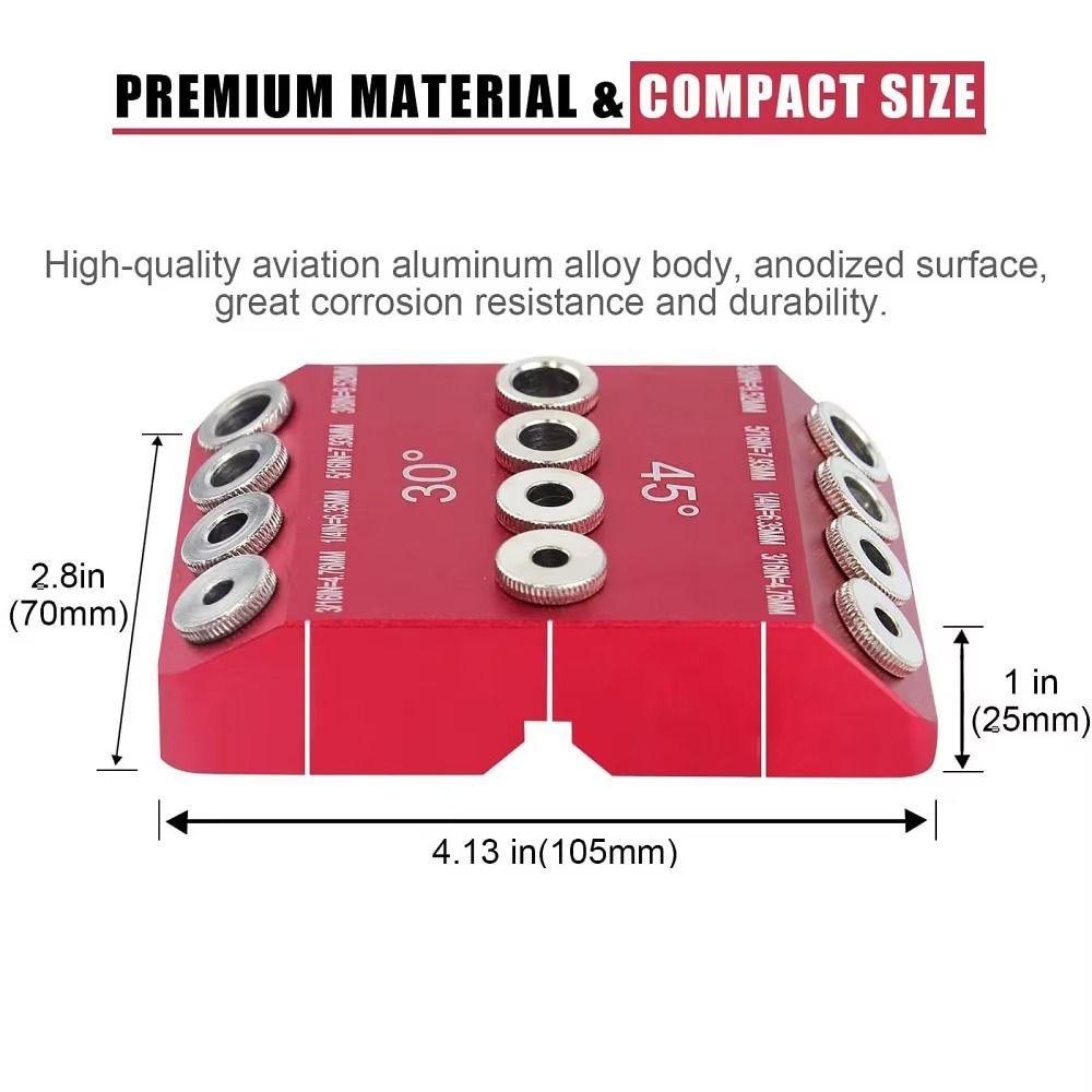 High Hardness Angle Angle Drill Guide Cable Railing Drill Jig  Stairs Handrail