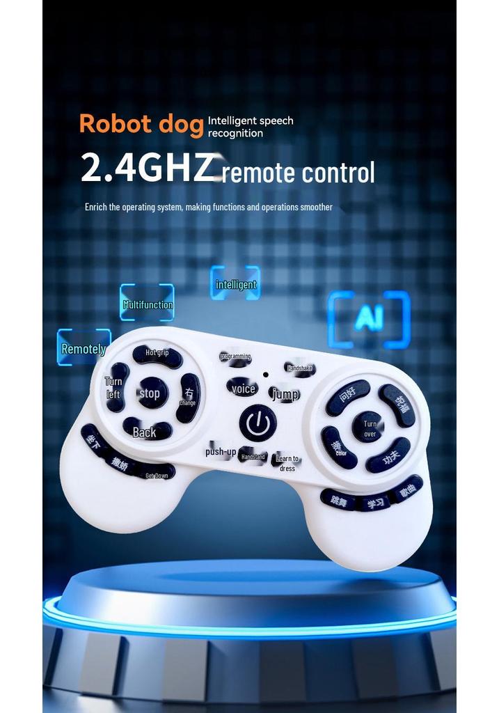 AI Robot Dog: Smart Educational Toy & Companion with Remote Control for Children