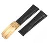 Crocodile Pattern Genuine Leather Watchbands 20mm for  Watch Strap Daytona Submariner  Bracelet Folding Buckle