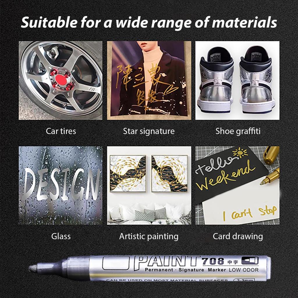 Tire Marker Pen Touch Pen Car Bicycle Motorcycle Color Repair Pen