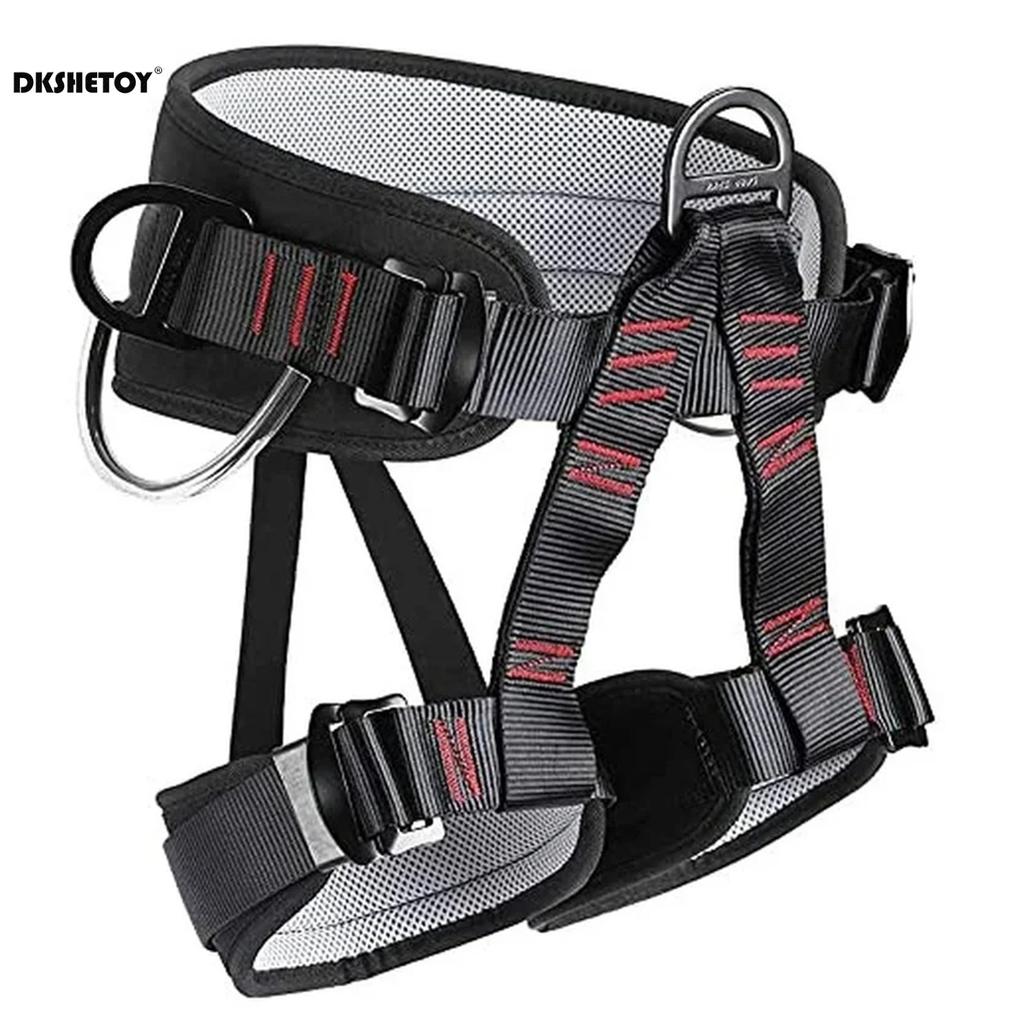 Professional Safety Belt Harness Aerial Work Safety Harness Lanyard On Back Half Seat High-altitude Rock Climbing Construction