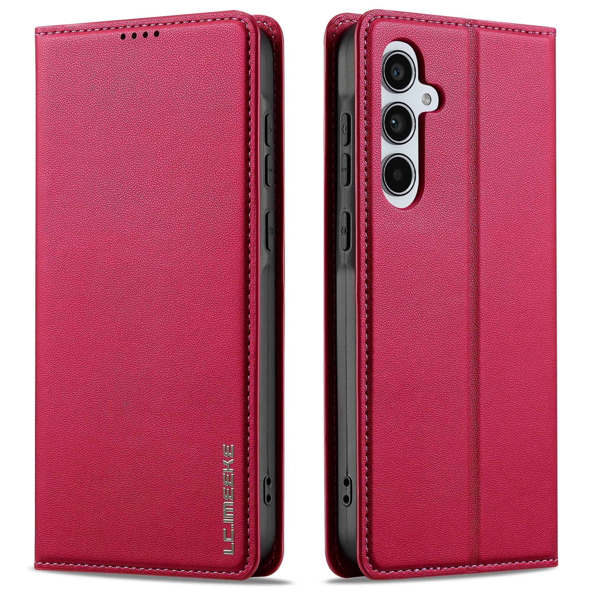 

Чехол серии LC.IMEEKE L1 для Samsung Galaxy A55 5G, PU кожа, кошелек, подставка, защитная крышка для телефона A