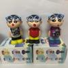 Crayon Shin-chan Traveler Figure Doll Box Egg Desktop Ornament