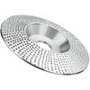 Woodworking Grinding Disc for Angle Grinder Shaped Sanding Wheel with Slant Teeth Design for Surface Shaping and Material Removal