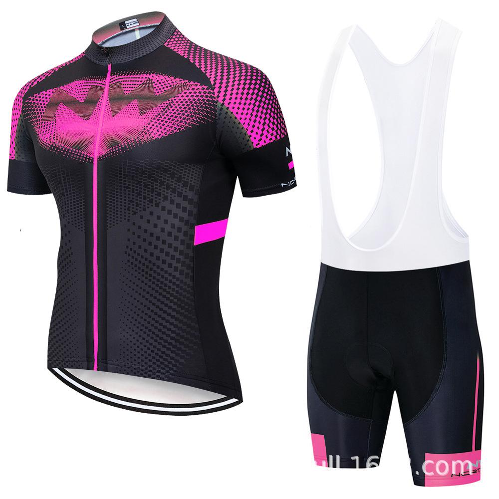 Summer NW Short Sleeve Strap Cycling Suit Men's Bicycle Suit Moisture Absorbing, Breathable and Sweating