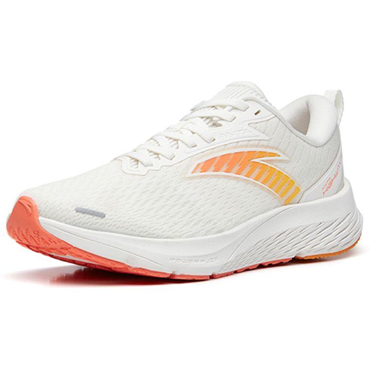 Anta Road 99 Sports Wear Resistant Low Top Running Shoes Women sneaker Ivory-White 122255599S-2