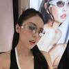 Korean Style Sunglasses For Women Rectangle Shape Rimless  Hot Sexy Women'S Sun Glasses Rhinestone Outdoor Sunglass