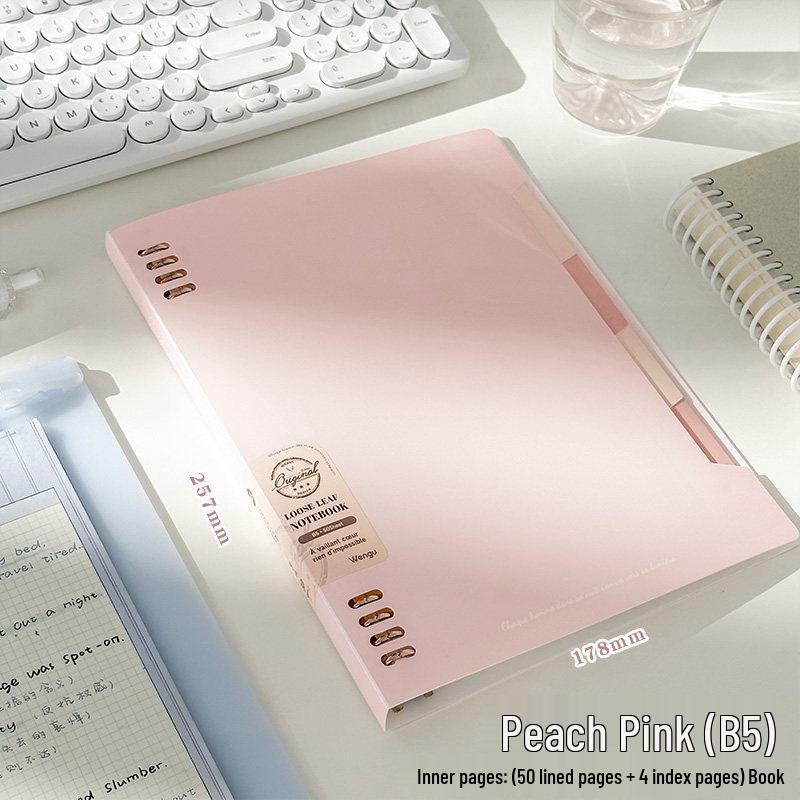 Detachable, High-Quality Loose-Leaf Notebook for Students and Graduates - Perfect for Back-to-School and Error Logging.