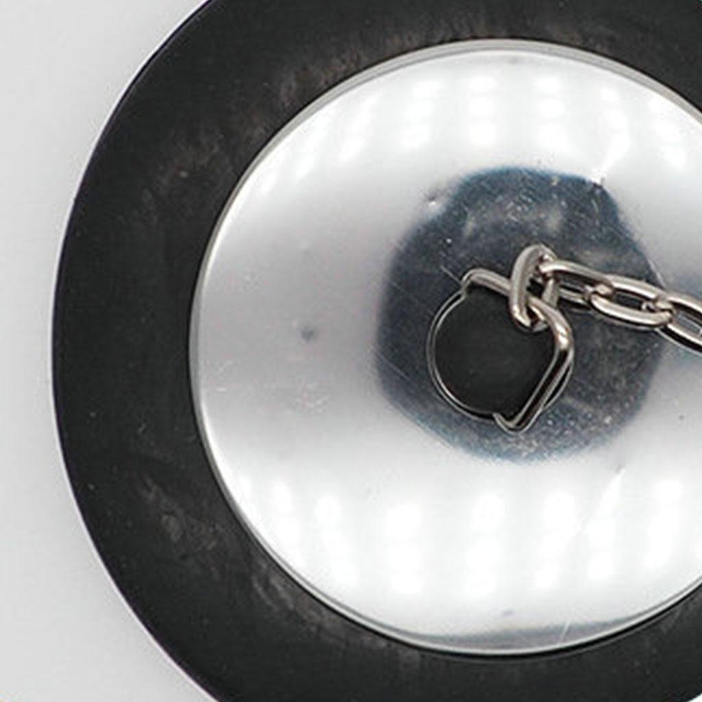Kitchen Sink Drain Plug Rubber Sink Strainer Stopper Bathroom Tube Sink Drain Stainless Steel 1 PC