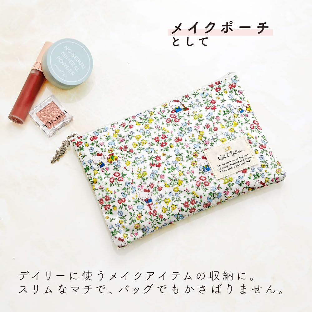 My Melody Flat Maternal and Child Health Handbook Made in No Makeup Bankbook Passport Small Item Sanrio Pink Pouch, Case, Japan, Slim, Gusset, Pouch,