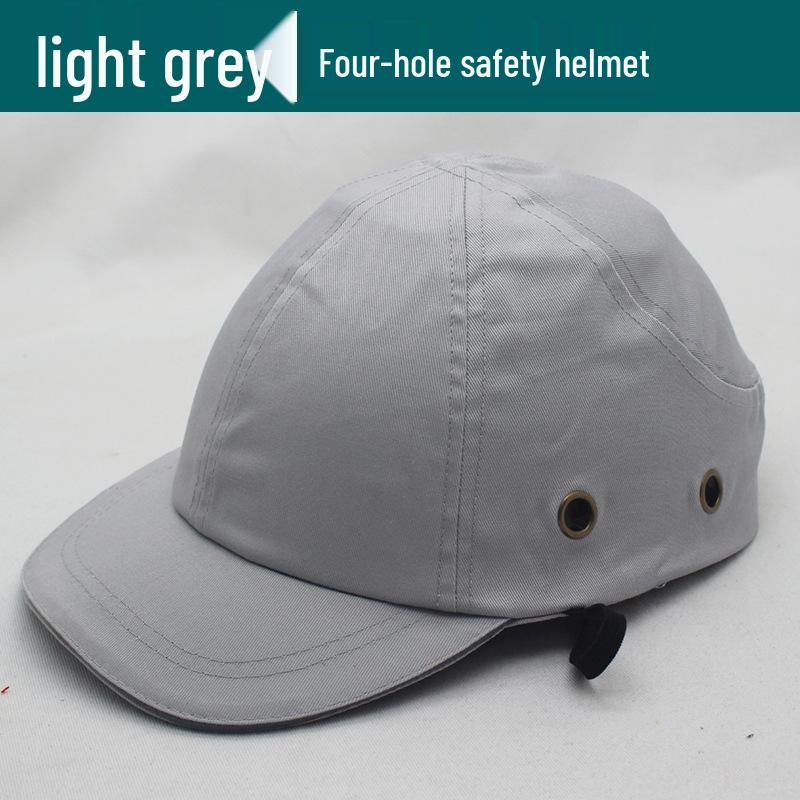Lightweight Breathable Anti-Collision Bump Cap with Plastic Inner Shell for Construction