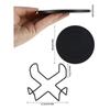 6 Teile/satz Silikon-trinkuntersetzer Mit Metallhalter Ständer Rutschfeste Getränke-kaffeetasse Runde Tassenmatte Glasgreifer Pads Geschirr