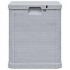 Garden Storage Box 90 L Light Grey