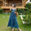 Halter Dress High-end Suspender Skirt Seaside Vacation Style Long Dress Bohemian Dress
