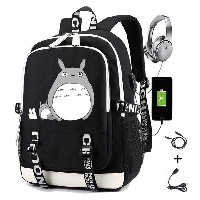 Zaino Periferico Animazione Cartone Animato Grande Capacità Zaino Scolastico Studenti Borsa da Viaggio all'Aperto Borsa per Computer