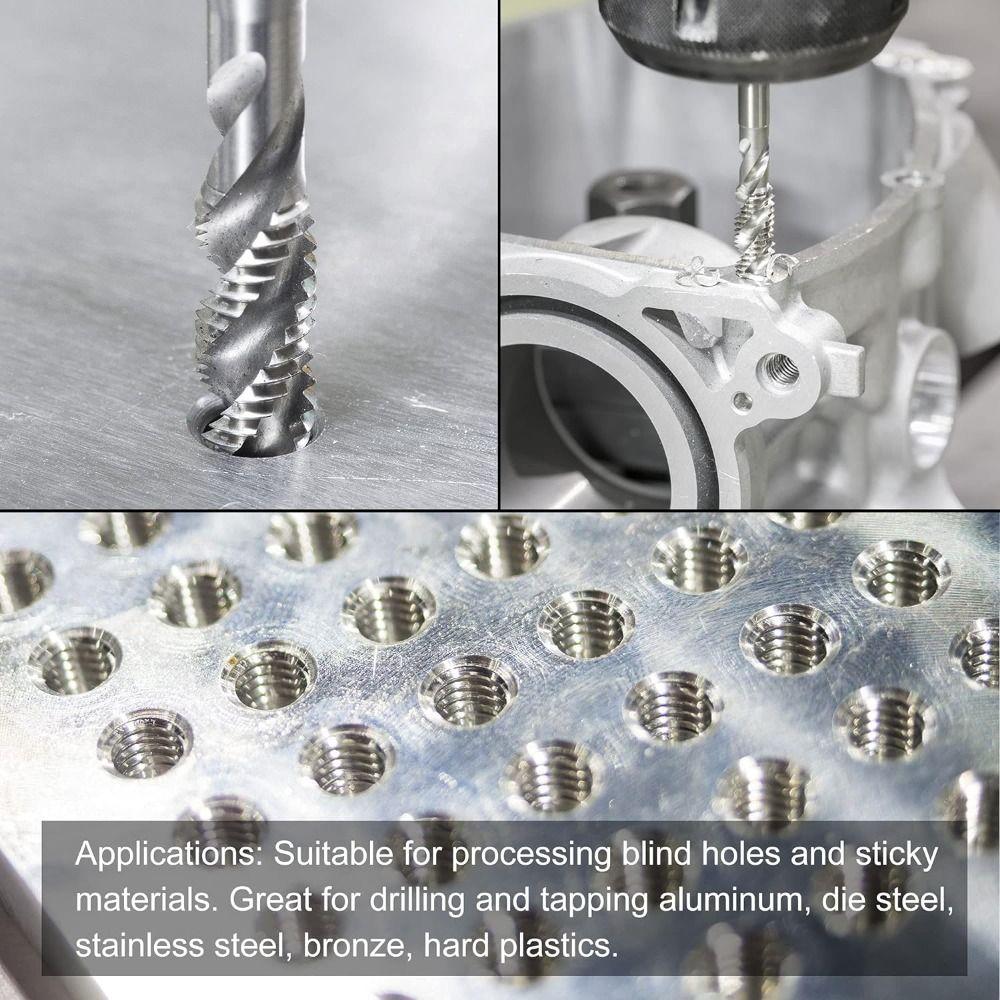 1/4-20 UNC Spiral Flute Threading Tap HSS (High Speed Steel)  High-quality
