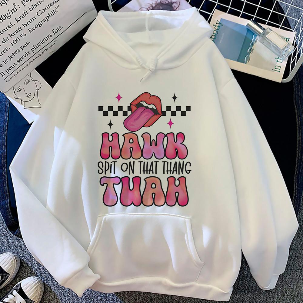 Hawk Tuah hoodies women Winter  anime sweater female anime sweatshirts