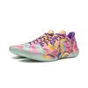 Li Ning Gamma 2 Proti skluzu, Odolné proti oděru, Lehké Nízké Basketbalové boty Pánské Růžová Azurová Žlutá ABAV033-12