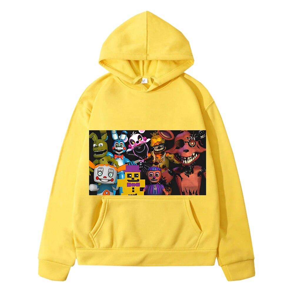 FNAF anime hoodie Autumn boys Hoodies Jacket y2k sudadera Fleece