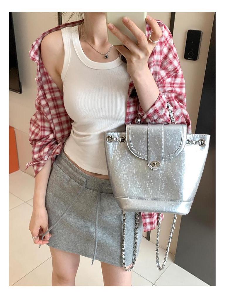 Women's Multicolored Ribbed Tank Top with Chest Pads – Versatile, Comfortable, and Slimming