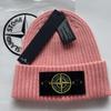 Winter Knitted Hat Outdoor Windproof Cold Proof Compass Decoration Warm Hat