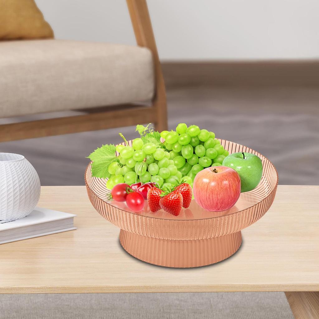 Fruit Plate Decorative Bowl, Snacks Fruit Basket Bowl, Dessert Display Stand, Dish Holder for Kitchen Farmhouse Home Decor