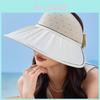 Summer Outdoor Sun Protection Hat For Women With Large Brim And Breathable Ice Silk Fabric For Beach And Travel
