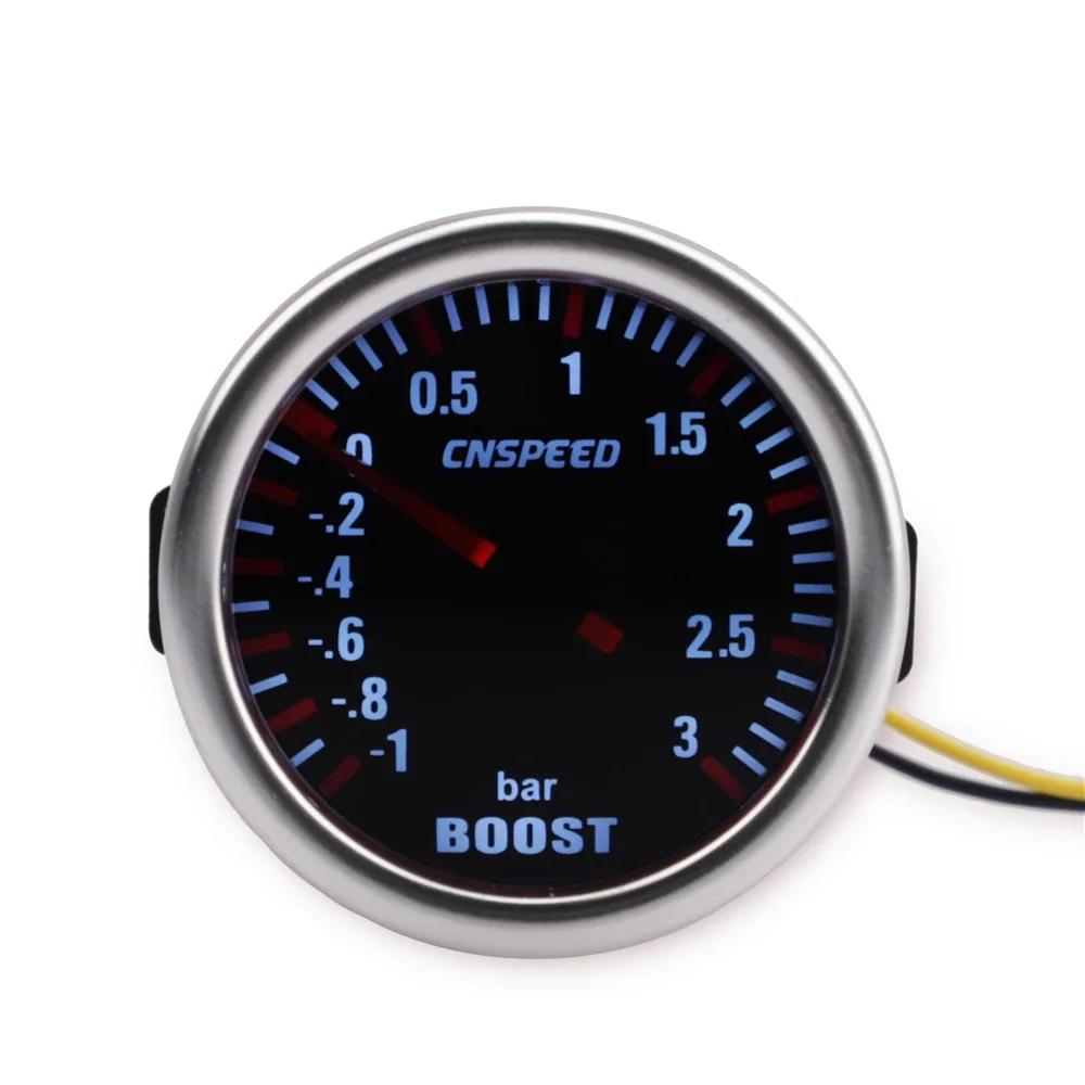 2"52mm Car Auto LED 12V Turbo Boost Gauge PSI&BAR Pointer Meter with Turbocharger Boost Electronic Controller Universal