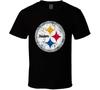 Pittsburgh Steelers Distressed T Shirt Mens Womens Tees Top