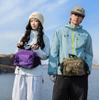 Schoolbag New Men's and Women's Backpacks, Functional Wind, Personalized Outdoor Sports, Multi-functional Breast Bag, Lightweight Sports Bag