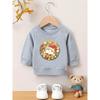 Kids Sweatshirt, Christmas Dreamy and Sweet Printed Pattern, Skin Friendly and Durable ,Spring and Autumn Baby Versatile Thin Round Neck Hoodie