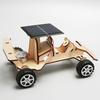 Solar Racing Car Exploration Vehicle Children's Diy Hand-Assembled Model Diy 3d Wooden Puzzle Scien And Education Toys