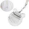 Mini 8-tone Thumb Piano Crystal Kalimba Mini Kalimba Free Pendant Acrylic Bear