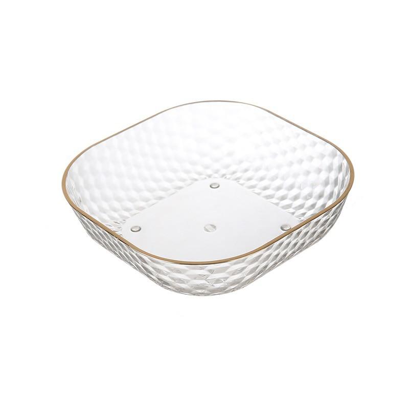 Household Spit Bone Saucer Hot Phnom Penh Dining Table Bone Saucer Plastic Pe Snack Plate Fruit Pastry Plate Garbage Residue Plate