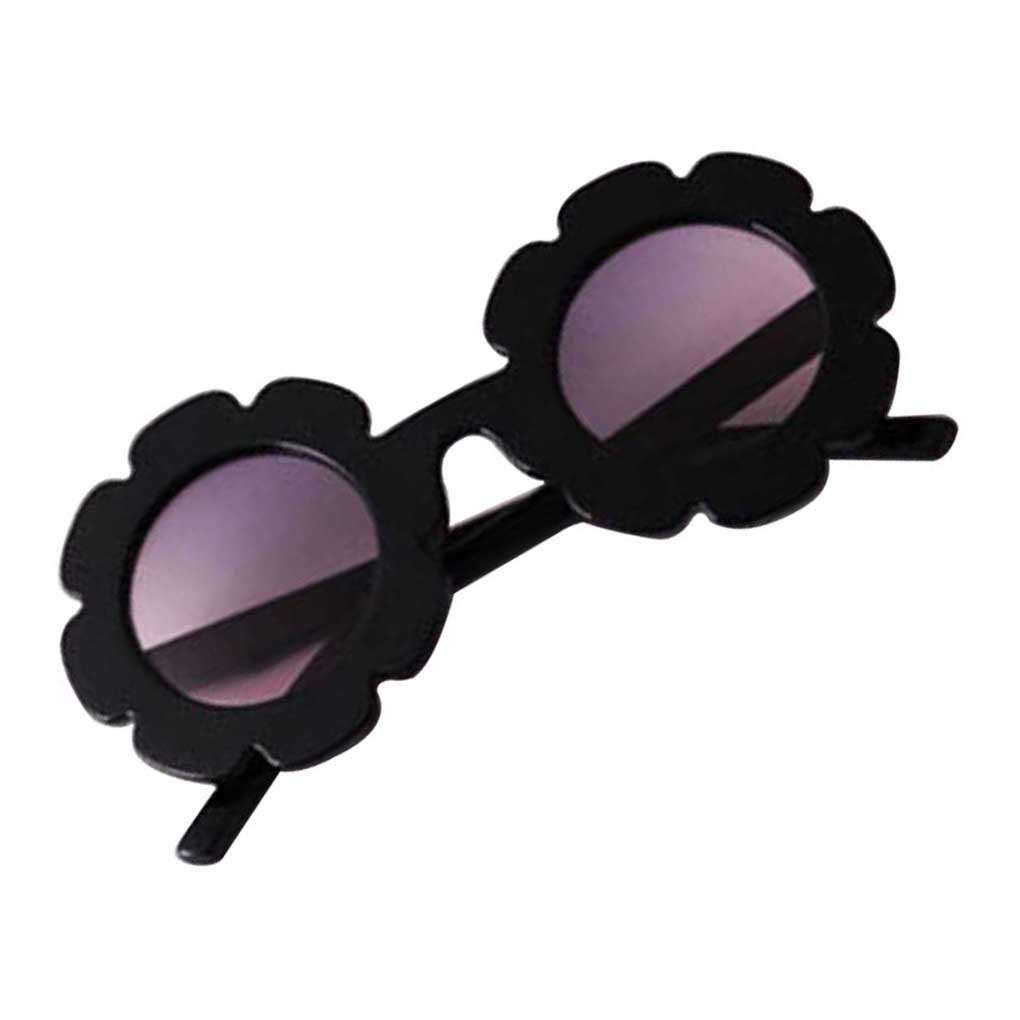 Kids Sun Flower Eye Protection Glasses Performance Decor Goggles Prop for Girls Boys