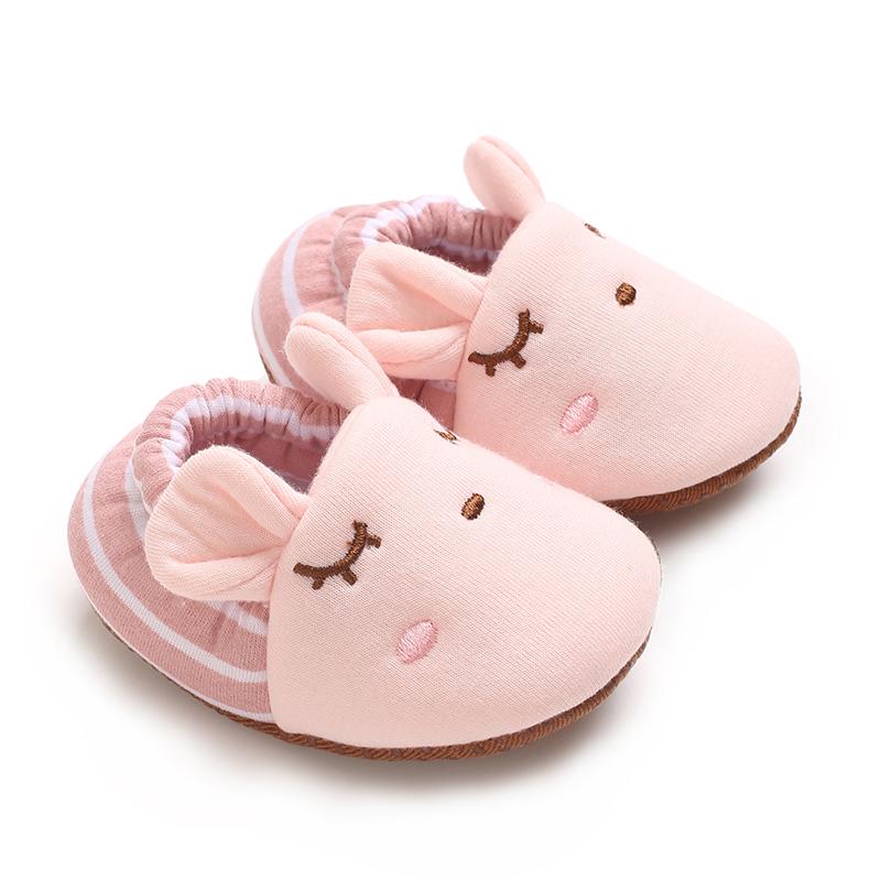 Cartoon Cute Sock Shoes 0-18M Doll Soft Bottom Children's Floor Sports Shoes BeBe Children's Walking Shoes