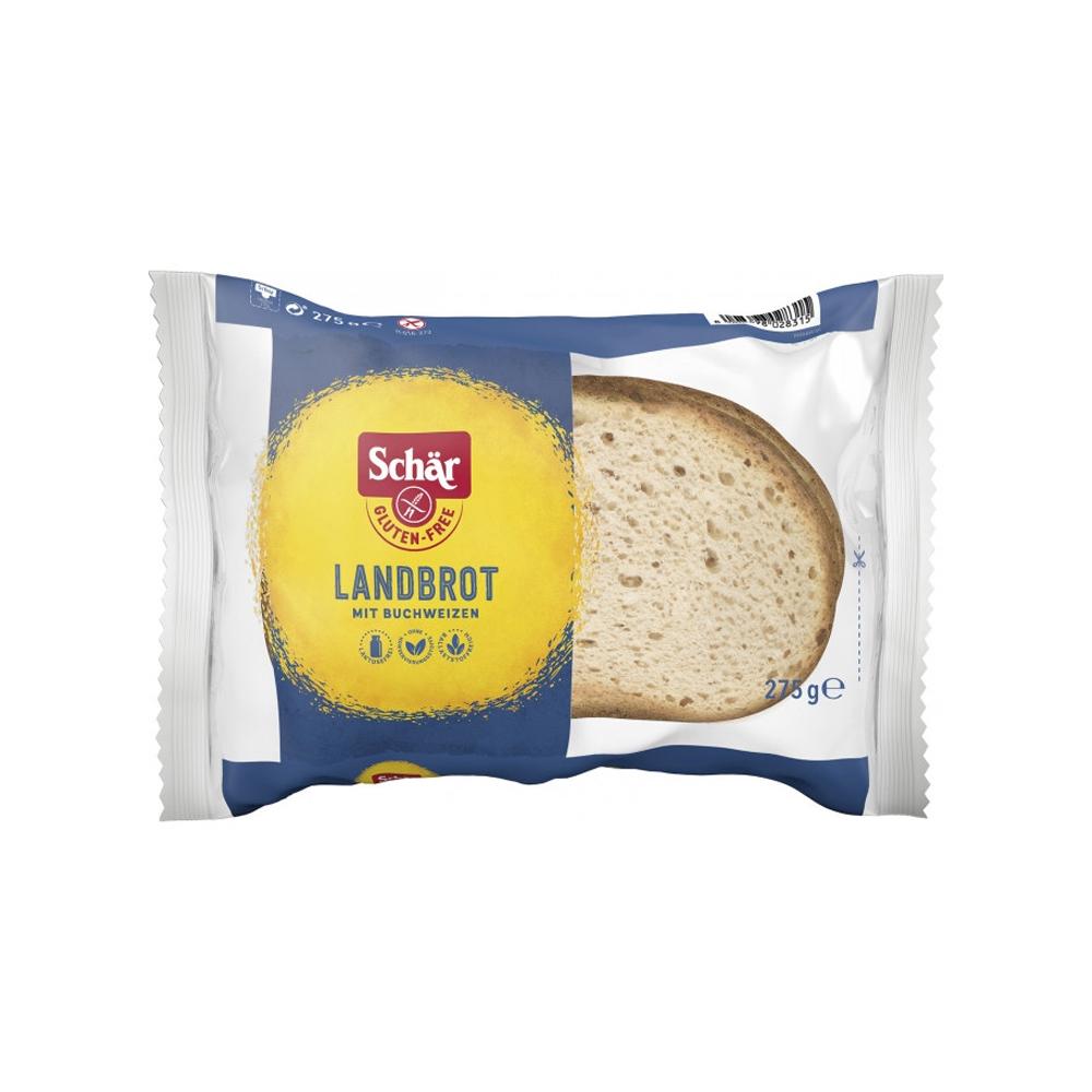 German Bread Scher Gluten-Free Rice, Corn & Buckwheat Landbread 275G