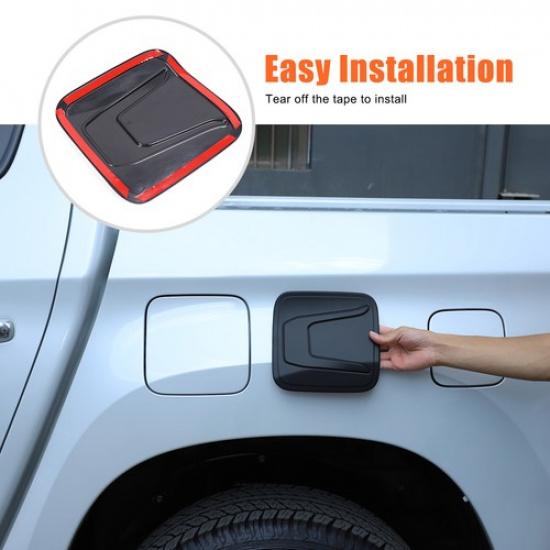 Fuel Oil Tank Cap Cover Matte Black For Mitsubishi L200 Triton MR -23