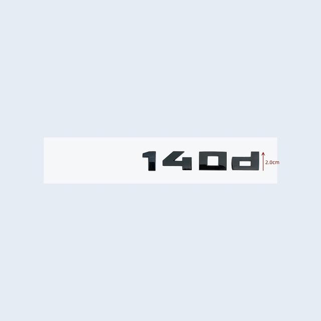 New Glossy Black 3D Letters Numbers M340d M240d M235d M140d M135d Emblem for BMW F30 F31 F35 F40 F46 G42 G20 Car Trunk Sticker